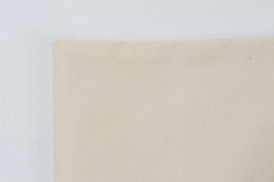 Kissenbezug Weiß Uni